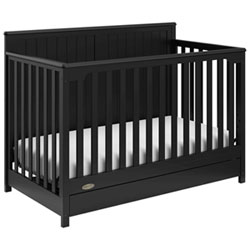 Graco Hadley 4-in-1 Convertible Crib - Grey