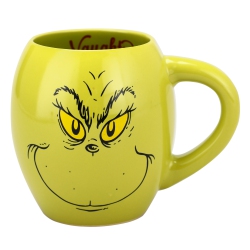 BIOWORLD The Grinch Big Face Naughty Nice 18OZ Mug