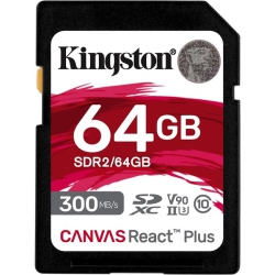 KINGSTON Sdr2 Canvas React Plus 64GB Sdxc Card (Sdr2/64GB)