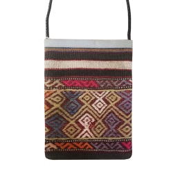 SONNATI Wool Kilim Crossbody Bag (Vintage Style) By In Multicolor