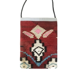 SONNATI Wool Kilim Crossbody Bag (Vintage Style) By In Multicolor