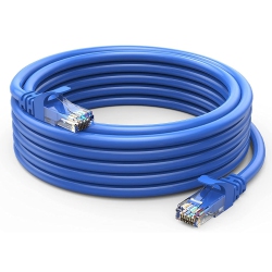 ISTAR 4 Meter Rj45 Cat-5 Ethernet Cable, High-Speed Data Transfer for Smooth Internet Browsing And Streaming In Blue