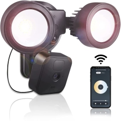 WASSERSTEIN Floodlight, Charger And Mount for Blink Outdoor/xt2 Camera, 2000 Lumens - \w Motion Sensor And Timer Control (Blink Camera Not Included)