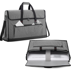 DOLAER Monitor Carrying Case 24-27 Inch Padded Travel Bag Hold Up to 2 Lcd Screens/tvs, Not Compatible \w Imac Or All-In-One Computer, \w Accessories