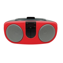PROSCAN Portable CD Player With Am/fm Radio - In Red