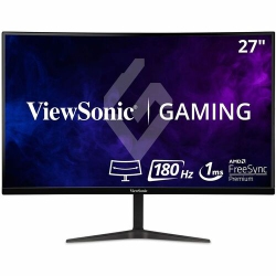 VIEWSONIC 27" Fhd 165Hz Curved Va Lcd Freesync Gaming Monitor - (Vx2718-PC-Mhd) In Black