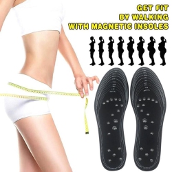 ISTAR 1 Pair Acupressure Magnetic Massage Foot Therapy Reflexology Pain Relief Shoe Insoles