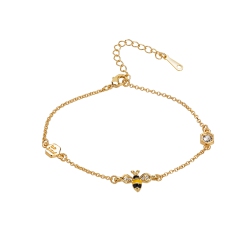 CALLURA Bee Kind Classic Austrian Crystal Crystal Bracelet - On Holiday Card In Multicolor