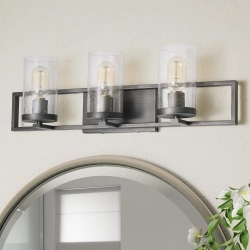 LNC Modern 3-Light Rustic Bathroom Vanity Lights Wall Sconces