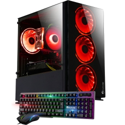 HAJAAN Breeze Gaming Tower PC - Intel Core I7-10700F Processor Up to 4.80 Ghz, 16GB Ddr4 Ram, 512GB SSD, Nvidia Geforce Gtx 1050 Ti 4GB, Wi-Fi