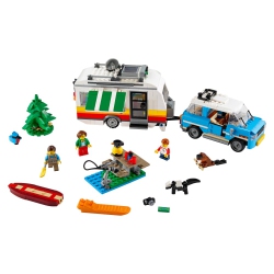 LEGO Creator 3In1 Caravan Family Holiday 31108 Creative Thinking 766 PCs Plastic Multicolor Building Kit (6303694)