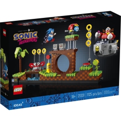 LEGO 21331 Ideas Sonic The Hedgehog Hill Zone 21331 Toy Building Kit (1, 125 Pieces) In Green