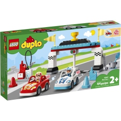 LEGO Duplo Town Race Cars 10947 Building Toy; Developmental Playset for Toddlers And Kids (44 Pieces)