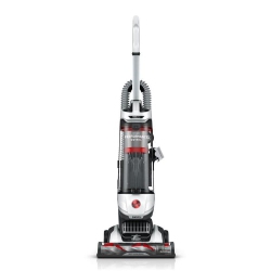 HOOVER High Performance Swivel 960W 2.5L Bagless Hepa Hard Floor Upholstery Carpet Push Button Upright Vacuum Cleaner (Uh75100V) In Silver
