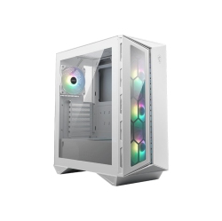 MSI Mpg Gungnir 110R Mid-Tower PC Gaming Case – Tempered Glass Side Panel – RGB 120MM Fan – Liquid Cooling Support Up to 420MM Radiator In White