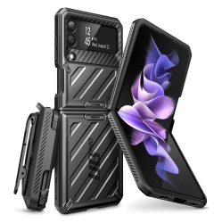 HLD Supcase Unicorn Beetle Pro Series Case for Samsung Galaxy Z Flip 3 5G (2021), Full-Body Dual Layer Rugged Protective Case Wi