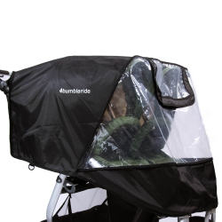 BUMBLERIDE Non-Pvc Rain Cover for Indie Twin Strollers