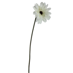 ALLSTATE Gerbera Daisy Artificial Floral Stem Spray - 21.5" - Cream