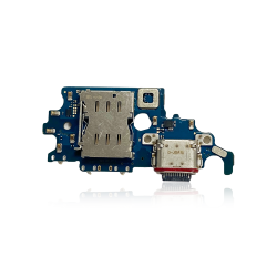 ESOURCE PARTS Replacement Charging Port Board With Sim Card Reader Compatible for Samsung Galaxy S21 5G (G991B) (International Version)