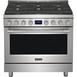Frigidaire 36" 4.4 Cu. Ft. 6-Burner Freestanding Gas Range (PCFG3670AF) - Smudge-Proof Stainless Steel