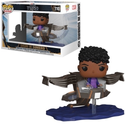 FUNKO Pop Rides Marvel Panther: Wakanda Forever Vinyl Bobble-Head Shuri In Sunbird #110 In Black
