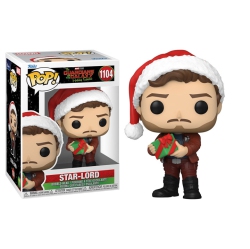 FUNKO Pop Marvel Guardians Of The Galaxy Holiday Vinyl Bobble-Head Star-Lord #1104