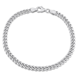AMOUR Curb Link Chain In Silver