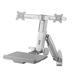 AMER 24" Tilting Dual Combo Articulating Workstation Wall Mount (Amr2Aws)