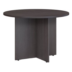 BBF Bush Business Furniture 42W Round Conference Table In Storm In Gray
