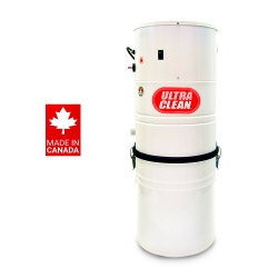 ULTRA CLEAN Sc100 Heavy Duty Powerful Central Vacuum System 655 Aw All Steel Construction for Up to 5, 000 Sq.ft. Homes –