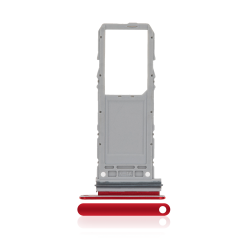 ESOURCE PARTS Replacement Single Sim Card Tray Compatible for Samsung Galaxy Note 10 (Aura Red)