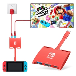 HLD Haribol Switch Dock, 4K60Hz for Nintendo Switch Dock, 1080P60Hz for Nintendo Switch Docking Station, Mini Switch Dock With