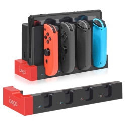 HLD Charger for Nintendo Switch/oled Model Joy-Con, Charger Dock Stand for Joy-Cons Accessories With Led Indication, Support To