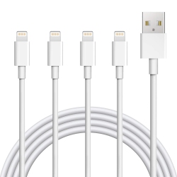 DOLAER S for Iphone Charger Cord, 4 Pack 6Ft Lightning Cable Iphone Charger Cable Mfi Certified Compatible Iphone 14/13/12/11 Xs Max Xr X 8 7 6S Plus