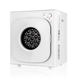 COSTWAY 1500W Electric Tumble Compact Laundry Dryer Stainless Steel Tub 13.2 Lbs