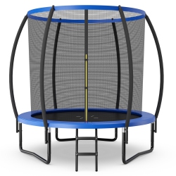GYMAX 12Ft Recreational Trampoline W/ Ladder Enclosure Net Safety Pad Outdoor