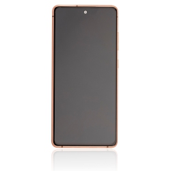 ESOURCE PARTS Replacement Oled Assembly With Frame Compatible for Samsung Galaxy S20 Fe 4G / 5G (Service Pack) (Cloud Orange)