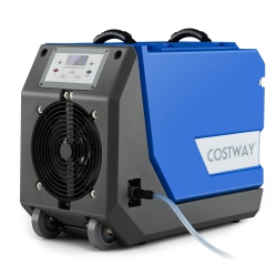 COSTWAY 180 Ppd Commercial Dehumidifier Industrial Dehumidifier With Pump & Drain Hose