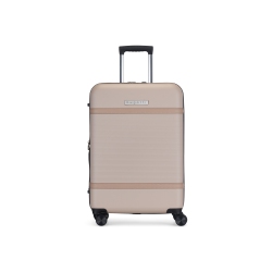 BUGATTI - Wellington Hardside Medium Luggage With Expansion - In Beige