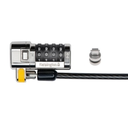 KENSINGTON Clicksafe Combination Laptop Lock for Wedge Shaped Security Slot - (K67936Ww) In Black