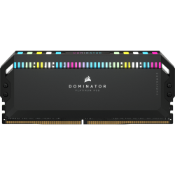 CORSAIR Dominator Platinum RGB 32GB (2X16GB) Ddr5 6000Mhz Cl36 Desktop Memory (Cmt32Gx5M2X6000C36) In Black