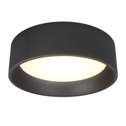 ARTIKA Alton Modern Flush Mount Ceiling Light Fixture In Black