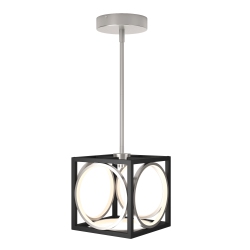 ARTIKA Astoria Modern Pendant Light Fixture, Brushed Nickel