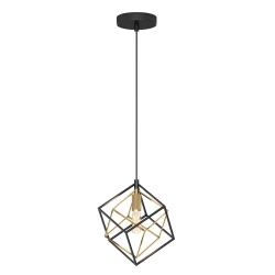 ARTIKA Imperium Modern Mid-Century Pendant Light Fixture And Gold In Black