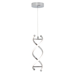 ARTIKA Dna Modern Pendant Light Fixture, Chrome