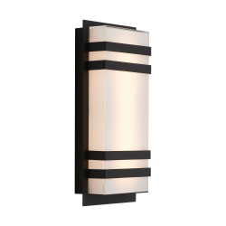 ARTIKA Glow Box Modern Outdoor Wall Light In Black