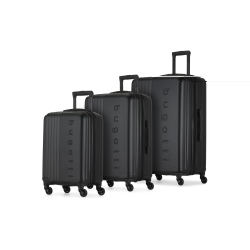 BUGATTI - The Classic - 3 Piece Luggage Set Hardside - In Black