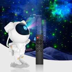 HLD Astronaut Galaxy Star Projector Starry Night Light, Astronaut Light Projector With Nebula, Timer And Remote Control, Bedroom An
