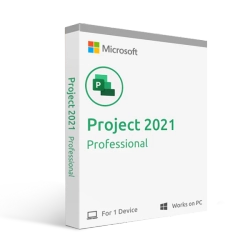 MICROSOFT Project Professional 2021 | License - 1 PC | Digital Download