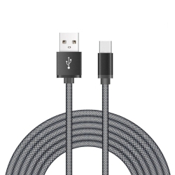 ISTAR Type - C Cable Line Fishing Net Charging Data Sync Nylon Braided for Universal